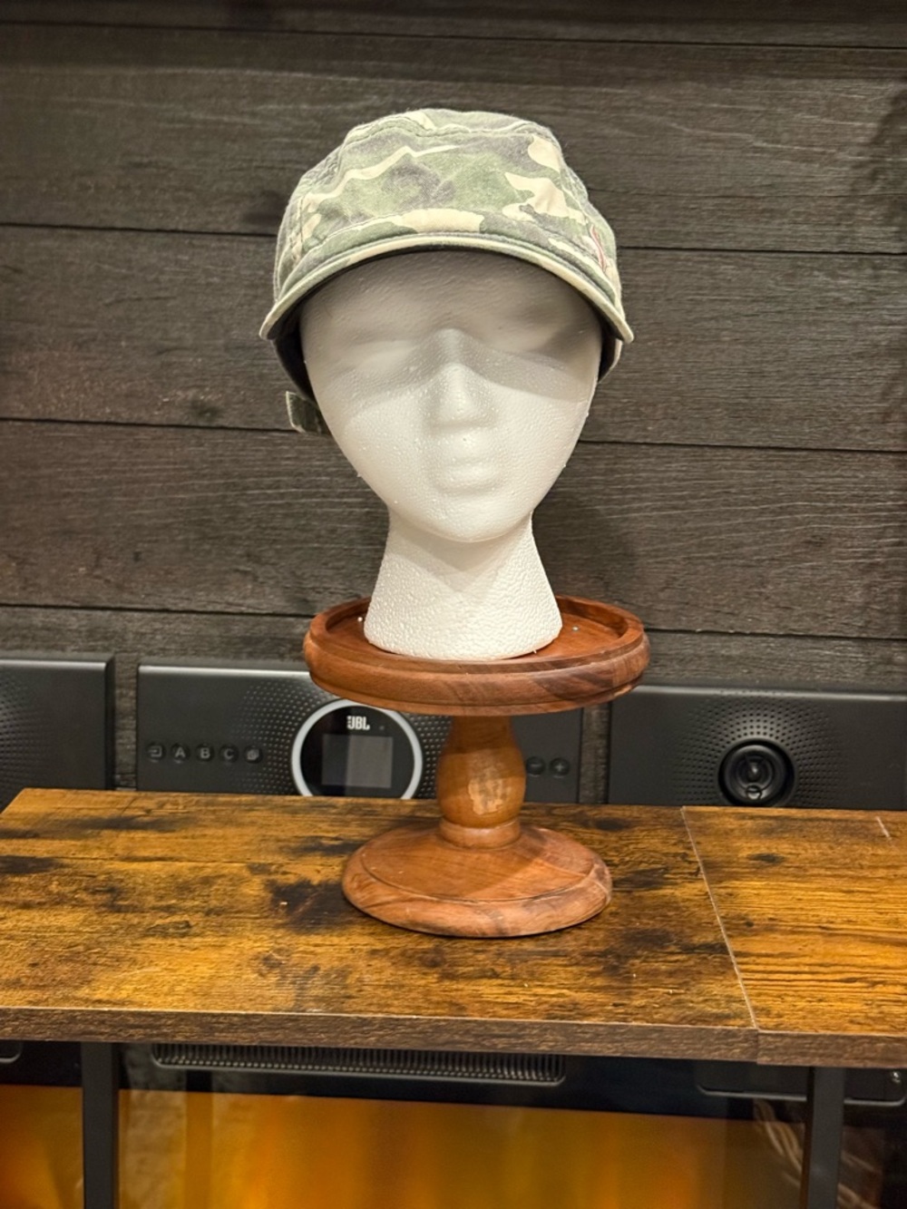 Hurley Camouflage Cap with Pink Logo